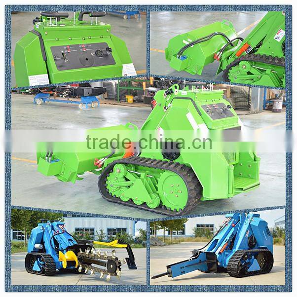 concrete mixer loader MS500 mini skid steer loader small garden loader