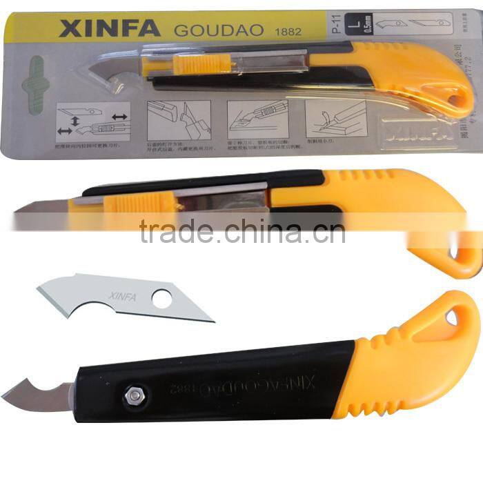 2 spared blades hook knife XF-1882