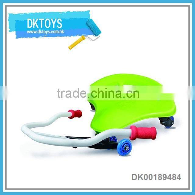 Funny children swing car ride on car