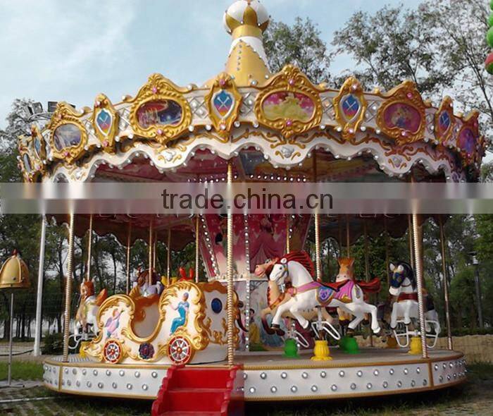 Hot Selling Carnival Amusement Carousel Rides, Merry go Round for Kids