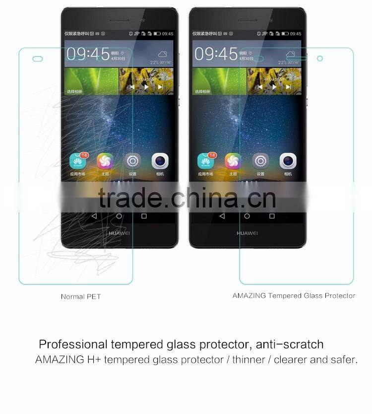 hotsale high transparency anti-glare tempered glass screen protector for Huawei P8