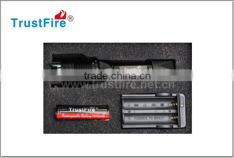 Hot sale cree flashlight TR-J1 with one CREE XM-L T6 1000 lumen rechargeable battery !!!