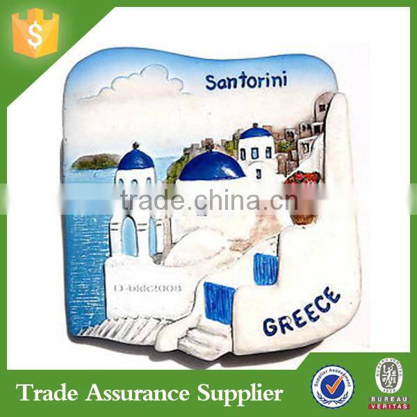 Hand Painted Custom Resin Country Fridge Magnet