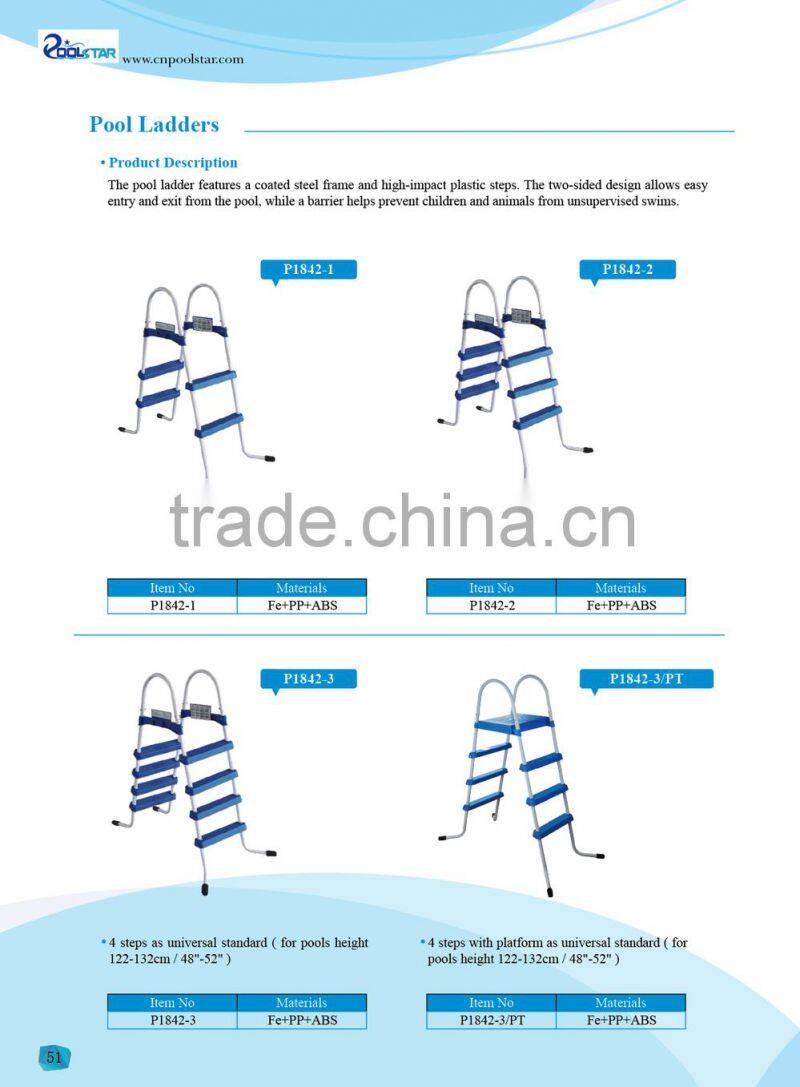 Poolstar Deluxe P1842 galvanized pool ladder for inflatable pools