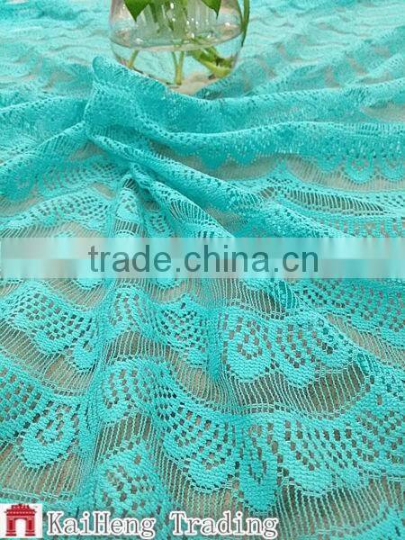 2014 african swiss keqiao shaoxing chemical New Design thick Polyester Embroidery Lace Fabric for garments