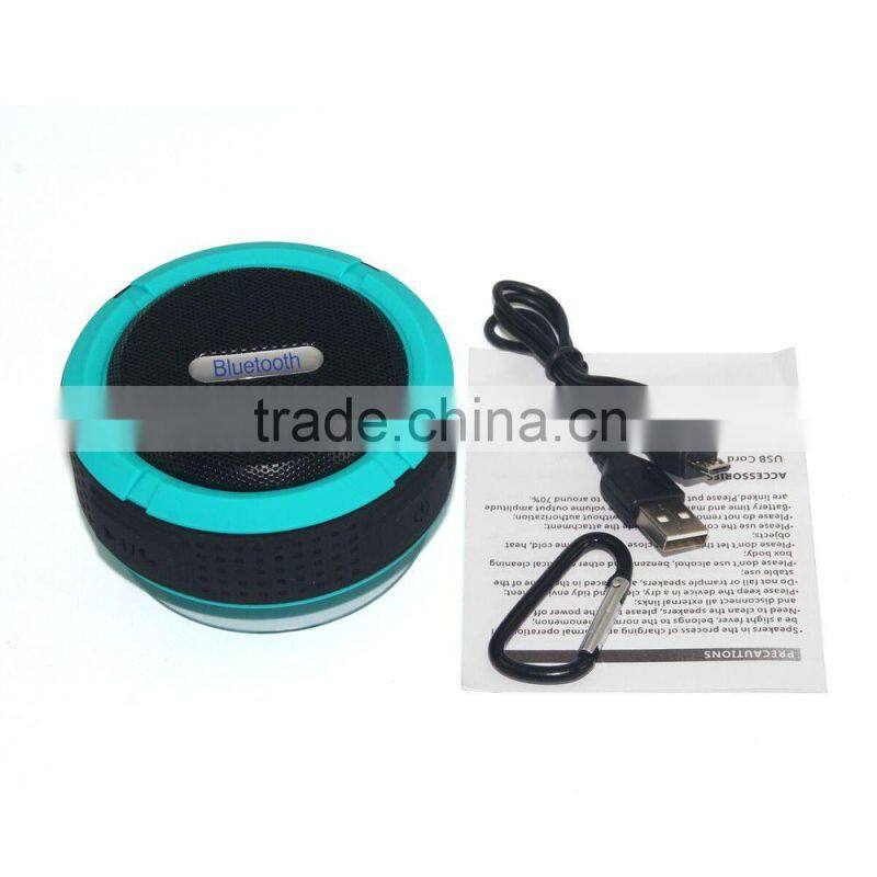 Factory direct supply!2015 Top Factory Direct Supply Waterproof Bluetooth Speaker for Music/Call, 5W Portable Speaker