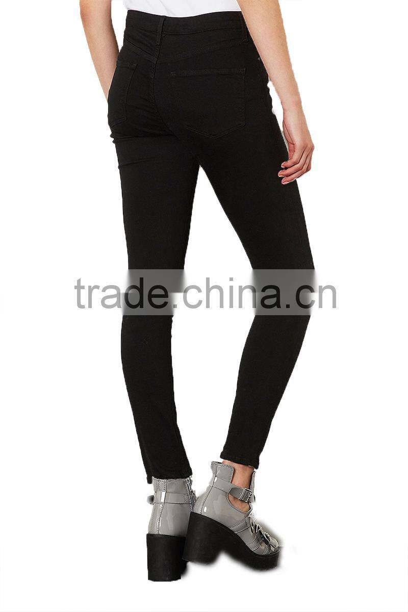 Fashion wholesale latest fashion jeans China women stretch-denim and skinny jeans