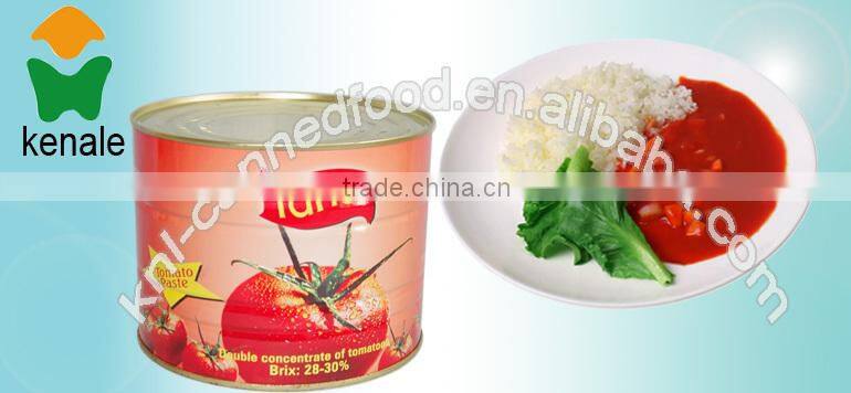 15119 2200g round metal tin tomato paste can 2200gX6tins