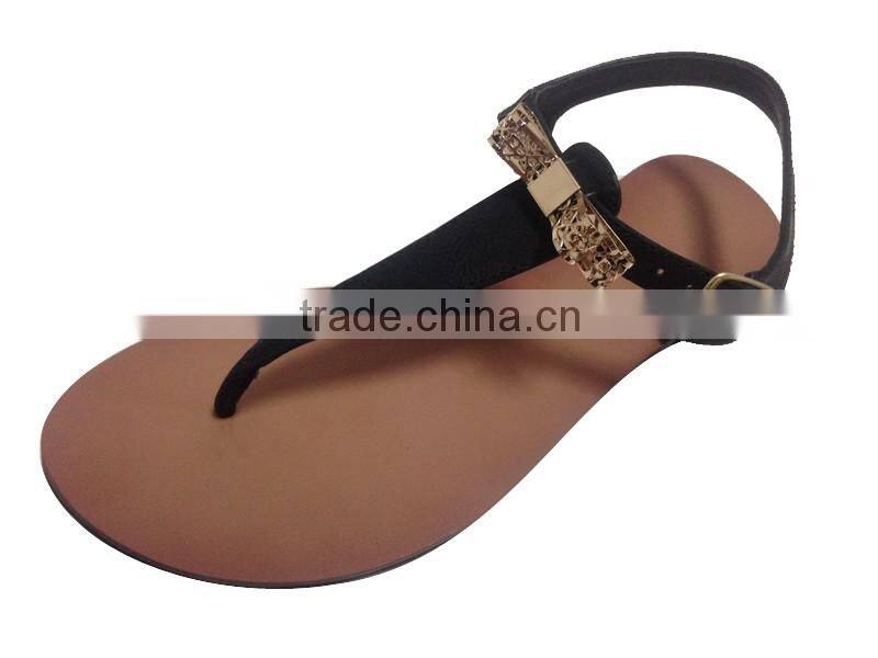 now mould bow trim flip flop sandals