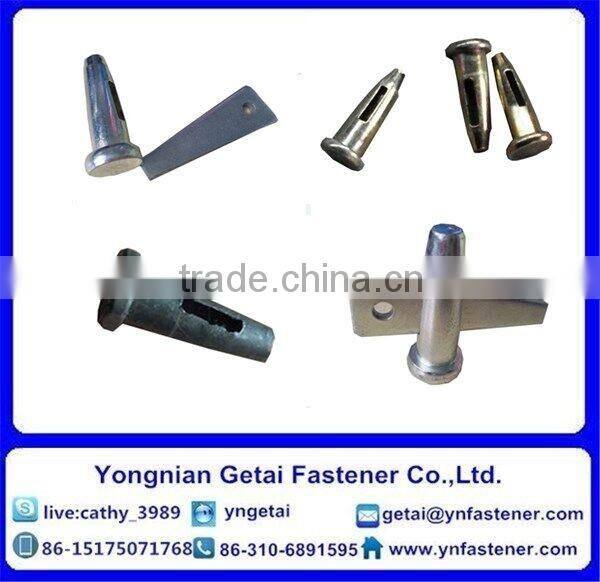 Aluminium Formwork Wedge Pin Stub Pin Grade 8.8 Galvanized