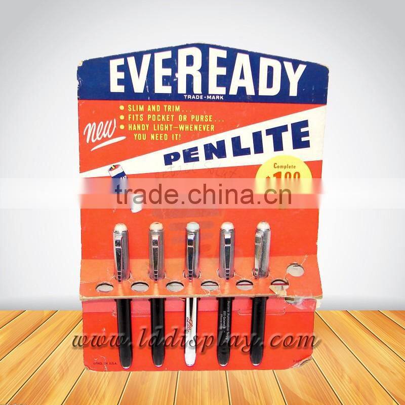 Customized Designed cheap pen display case / pen display stand