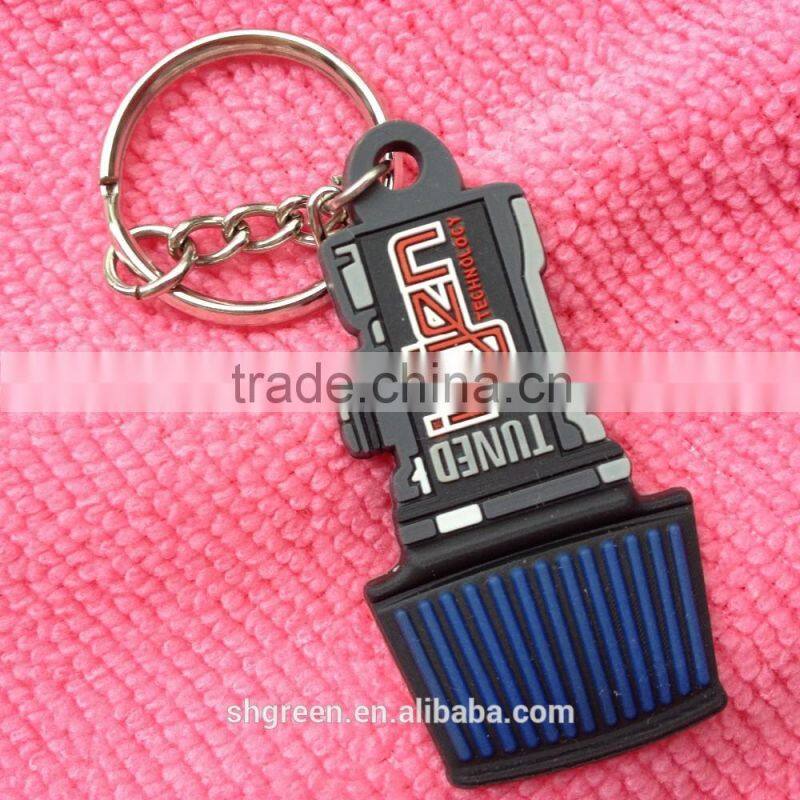 Cartoon 3D silicone rubber keychain