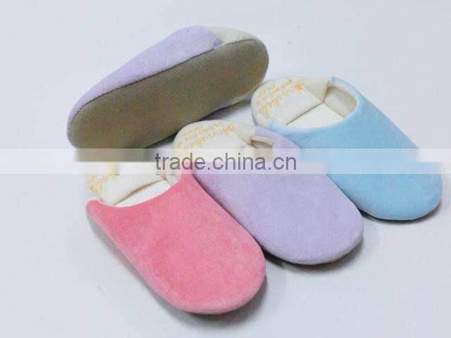 Lady animal 2016 new designs terry winter indoor memory slippers