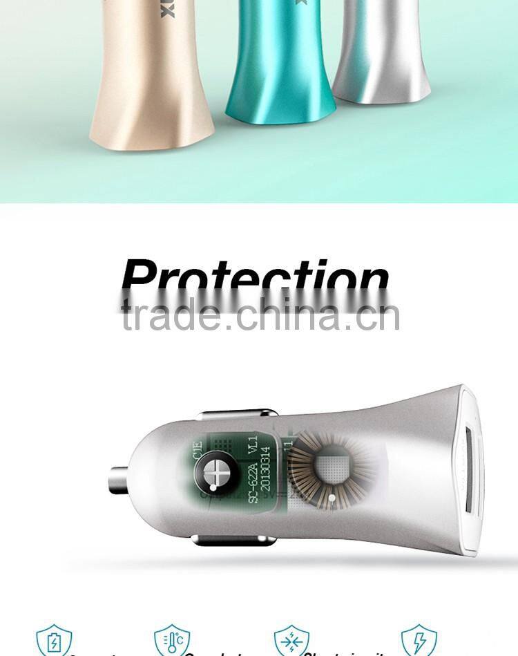 REMAX Speed 7 Dual port usb mobile phone Car charger