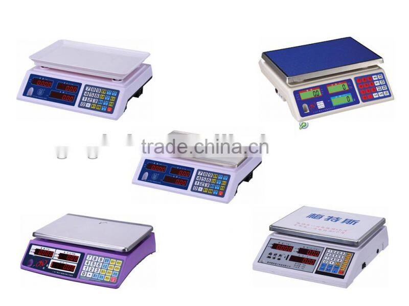 300kg high quality tcs electronic price platform scale / digital high accuracy price computing scale