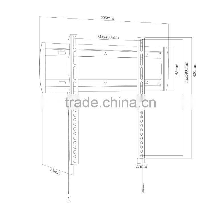 Sliding tv wall mount for 26"-55", wholesale stainless steel tv mount