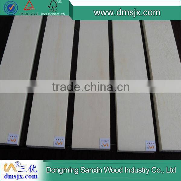 Poplar finger joint board for surfboard