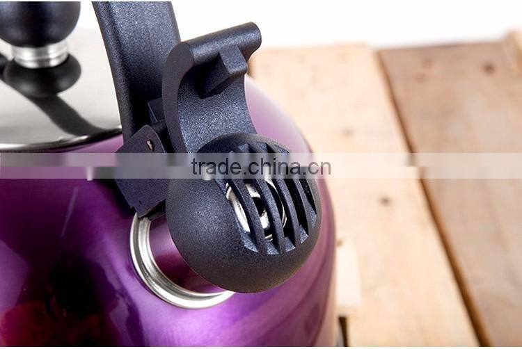 2016 China export 2.5L stainless stell whistle induction teapot