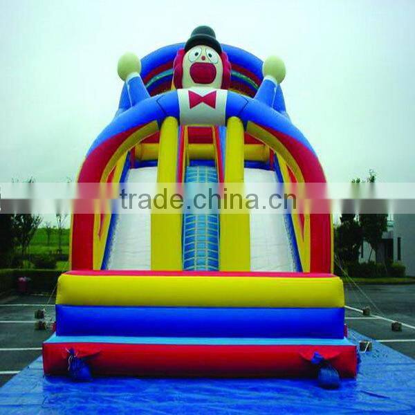 Hola yellow bouncy castle/inflatable bouncy castle with water slide/bouncer house