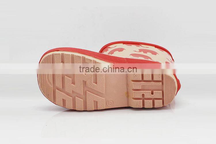 High quality Customised designs Rubber half rain boots