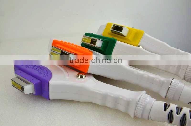 2016 new design e-light 2 handles shr ipl hair removal machine