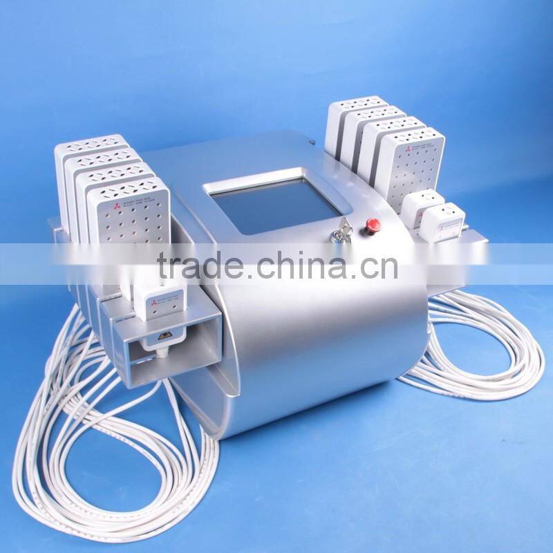 Lipo laser 650nm mitsubishi diode laser / lipo laser fat removal equipment / lipo laser machine with laser diode