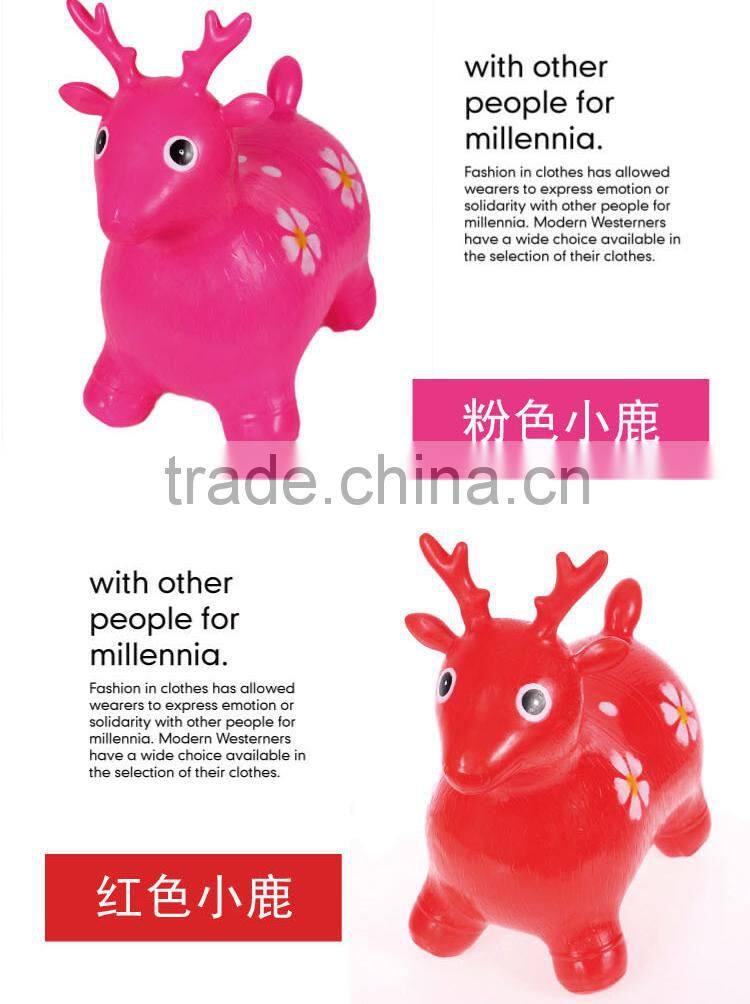 Promotional PVC Animal / Bouncing horse / Inflatable Toy