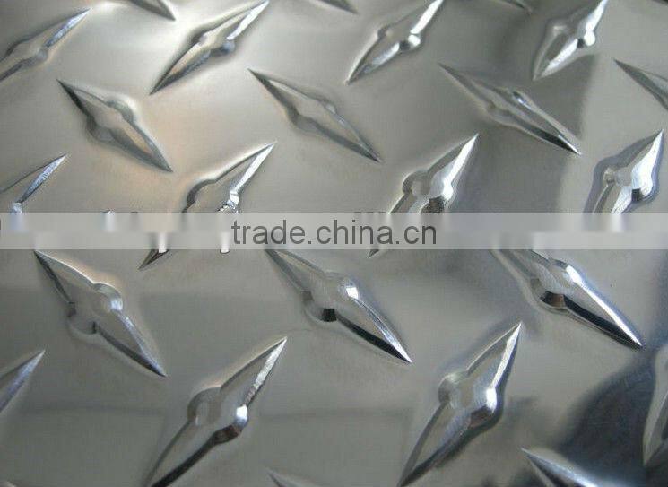 bright aluminum sheet five bar 5bar aluminum checkered sheet