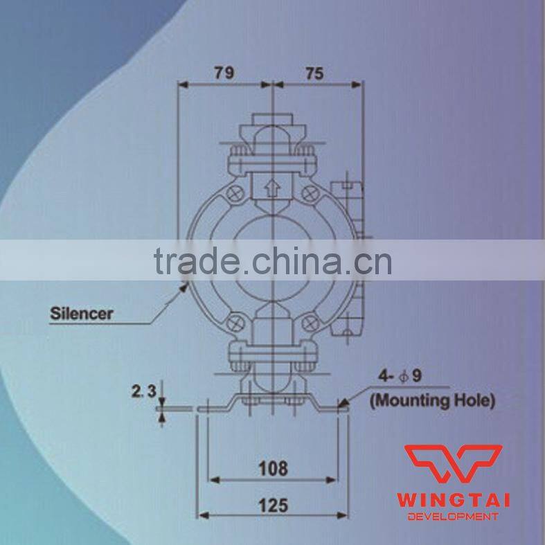 Double-way Pneumatic Fuel Pump