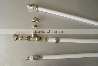 Brass Female Ferrule Connector for PEX-AL-PEX Pipe