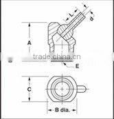 Screw-in coolant nozzle CNC machine tool