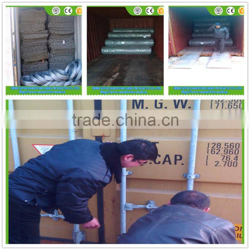 Supply flood protection double twist gabion basket cage prices