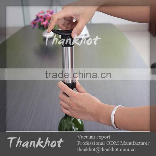 Food grade stainless steel Vacuum bottle saver