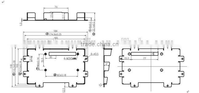 board shield/medical equipment parts