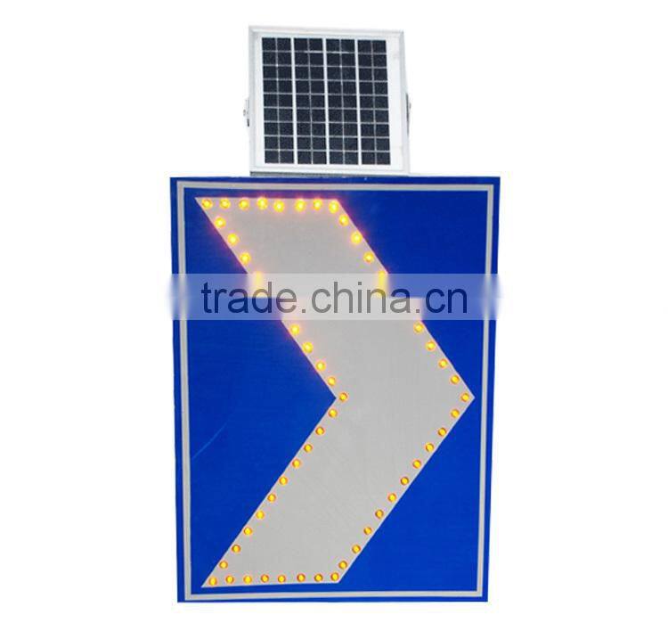 LED new energy control vehicle height solar traffic sign