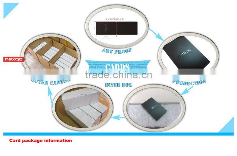 Plastic stuff id card for identification