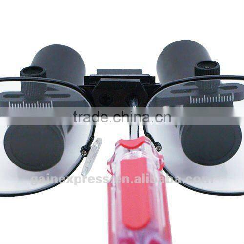 Keplerian Prism Style 6.0x 6x Magnification Binocular Dental Loupes Surgical Medical Dentistry Titanium Frame 420mm