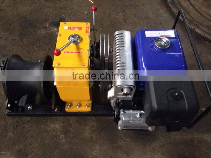 High quality 5 Ton YAMAHA gasoline/petrol powered puller winch