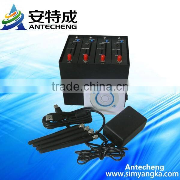 Antecheng 4 port/channel gsm modem bulk sms modem q24 plus usb gsm modem pool