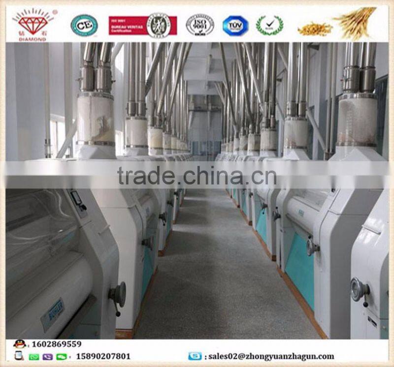 Fully Automatic all-purpose wheat flour mill production line (50Ton per 24 hour)