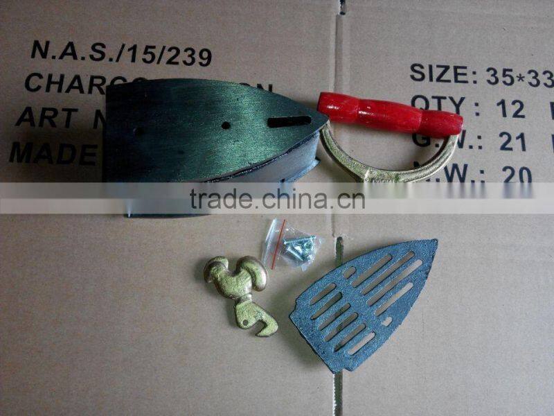 COCK BRAND CAST IRON CHARCOAL IRON