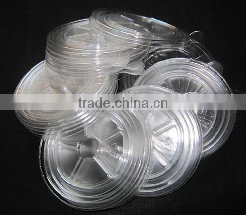 custom clear plastic lid for bowls