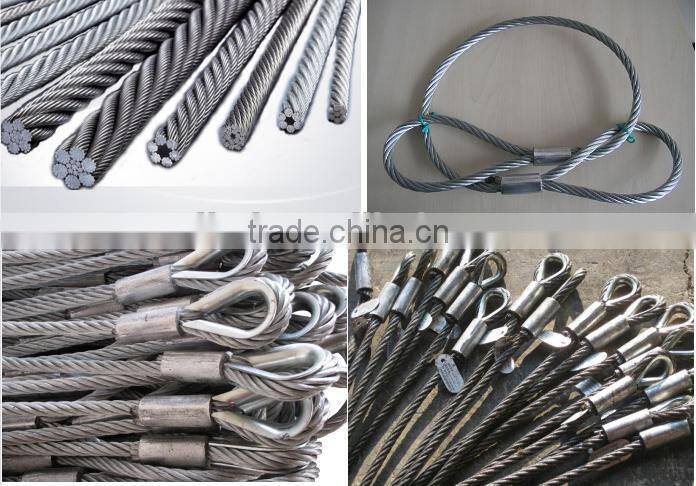 Galvanised Zinc plated Steel Wire Rope
