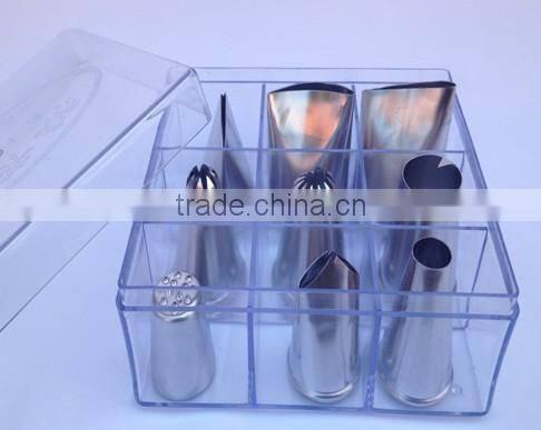 9pcs Cake Decorating Mouth Nozzles set /9pcs Cake Decorating piping Mouth set /9pcs Flower Decorating Mouth Tool set