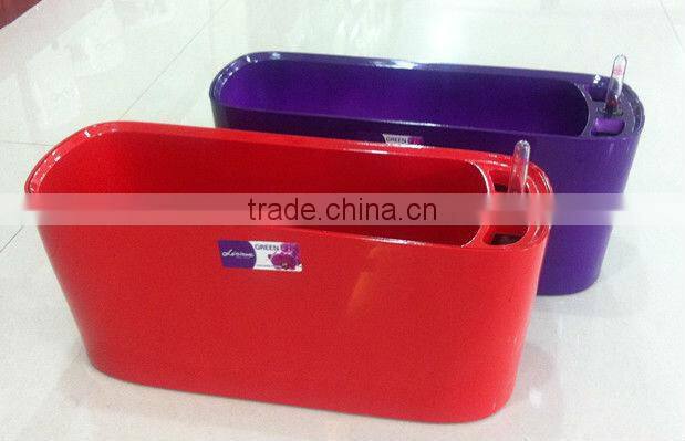 PQ5 blue glazed interior decorative flower pots