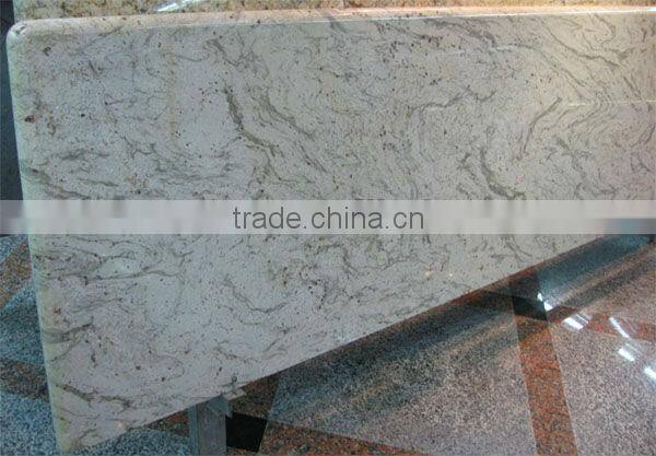 Polished River white granite countertops