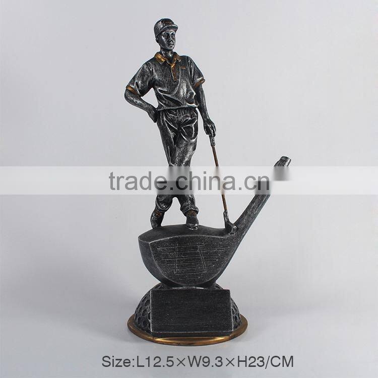 Polyresin golf souvenir, golf trophy designs