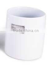 porcelain coffee canister with stainless cover