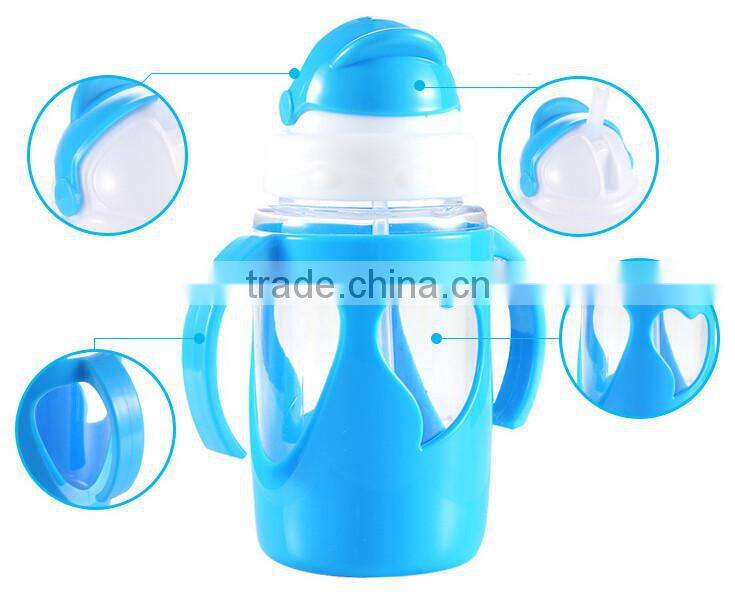 Supply fashion Creative Baby learn drink cup / straw cup (350ml)