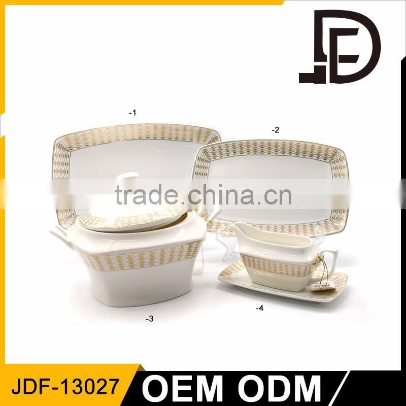 Drinkware home goods ceramic dinnerware sets, dubai wholesale market dinnerware set